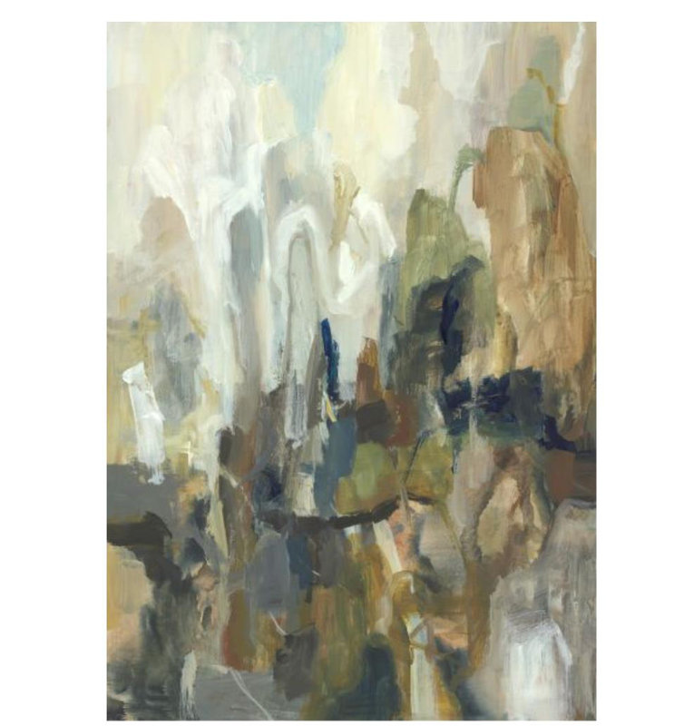 Beyond This Mountain Print by Jean Kenna, Knife Gel, 77" H x 54" W
