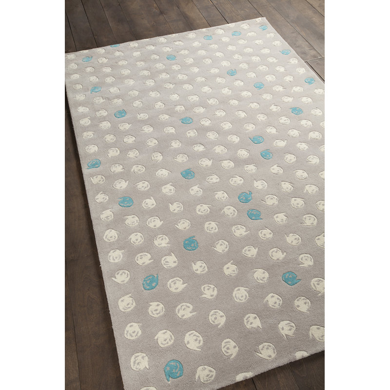 Tapis gris Wurth, 5 pi x 7 pi 6 po