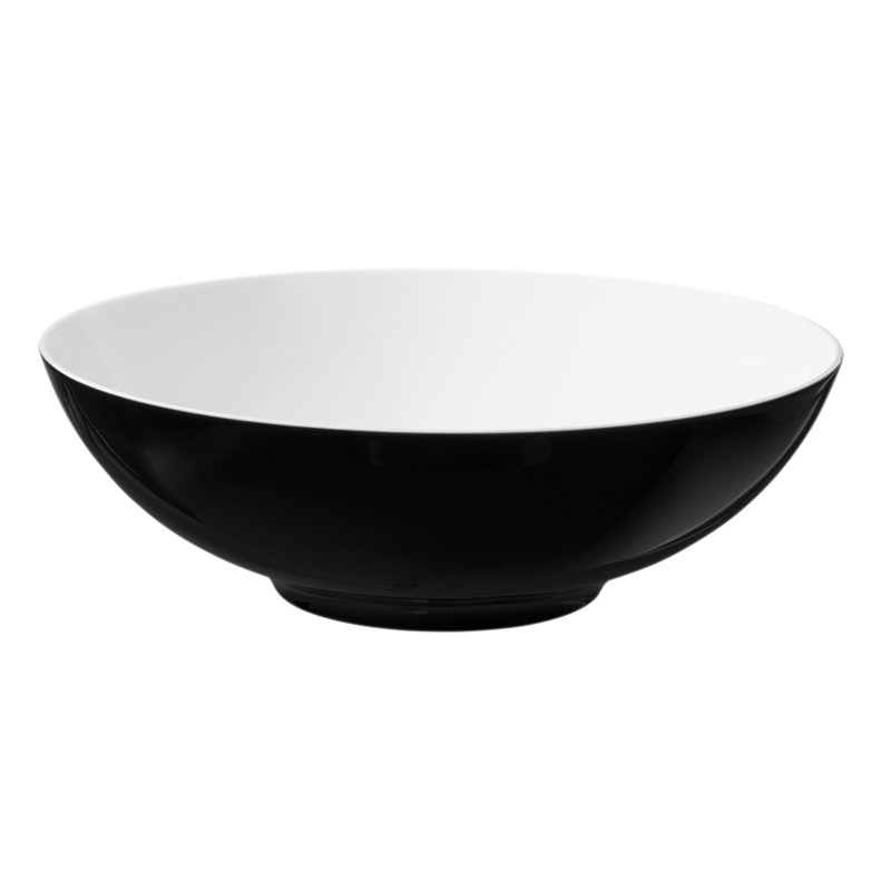 Life 3700ml Pasta Bowl, Black
