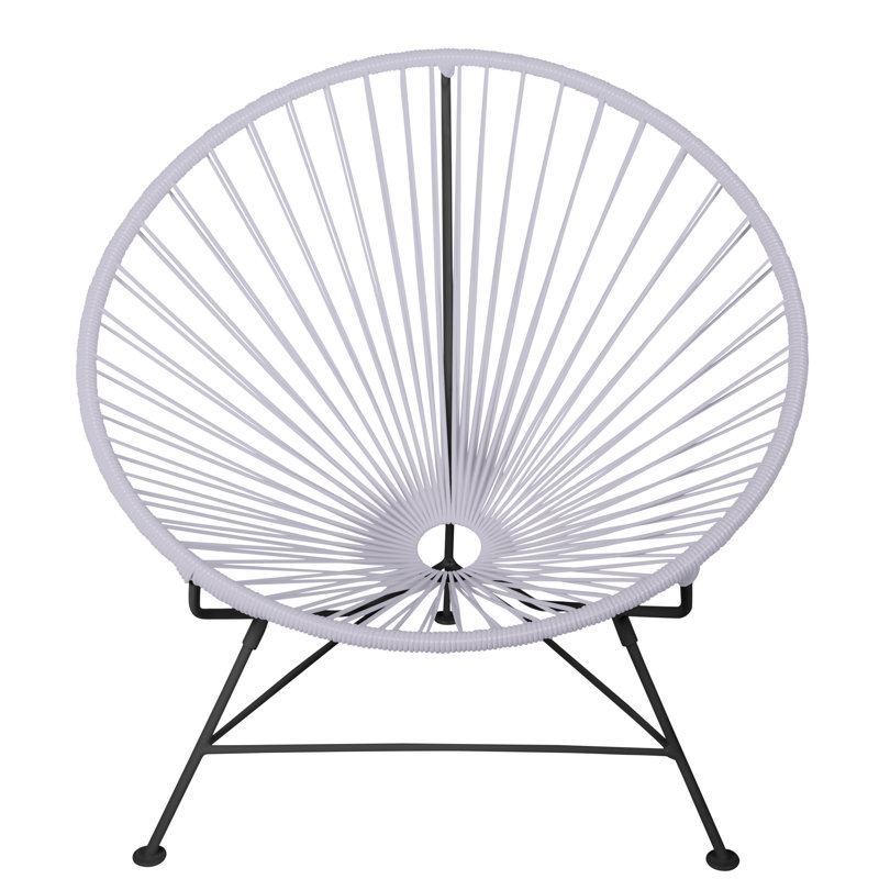 Innit Indoor Handmade Lounge Chair, Clear/Black