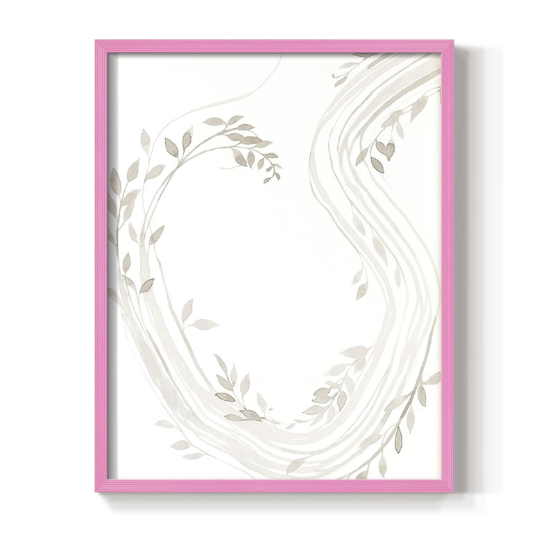 «Light Vines II», Rose, H 11 po x l 9 po