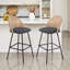 Upholstered Rattan Back Counter & Bar Stool-2053170120