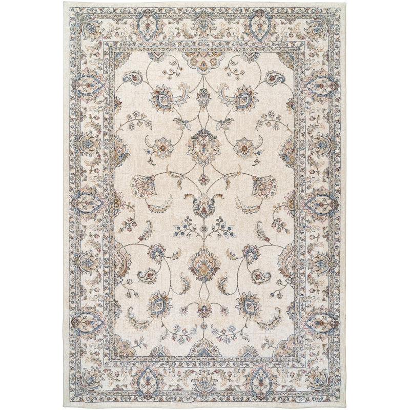 Tapis ivoire Attell, Rectangle 6 pi 7 po x 9 pi 6 po