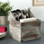 Wood Rectangle Flatware Caddy