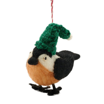 13 cm Felt Shatterproof Hanging Figurine Ornament