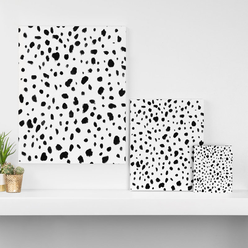 « miss monroes dalmatien », impression sur toile tendue, H 20 po x l 16 po x P 1,5 po