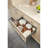 Rev-A-Shelf Walnut Trim to Fit Drawer Peg Board Insert with Wooden Pegs
