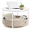 Table ronde avec panier en tissu-1214220503