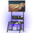 Milburn Rolling TV Stand Mobile TV Mount for 32-55 Inch with Power Outlet and Storage