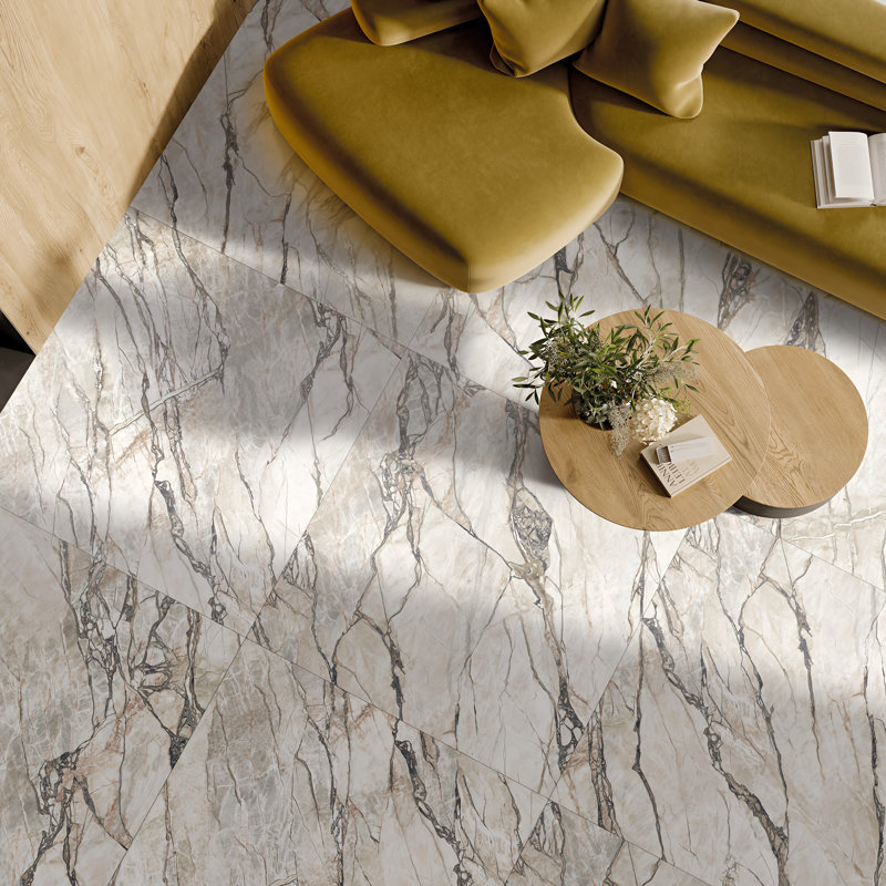 Carreau de porcelaine Calacatta Sky matte 24x48