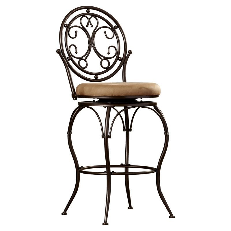 Gatsby Oversized Big and Tall Swivel Stool Counter/Bar Stool, Bar Stool (30" Seat Height)