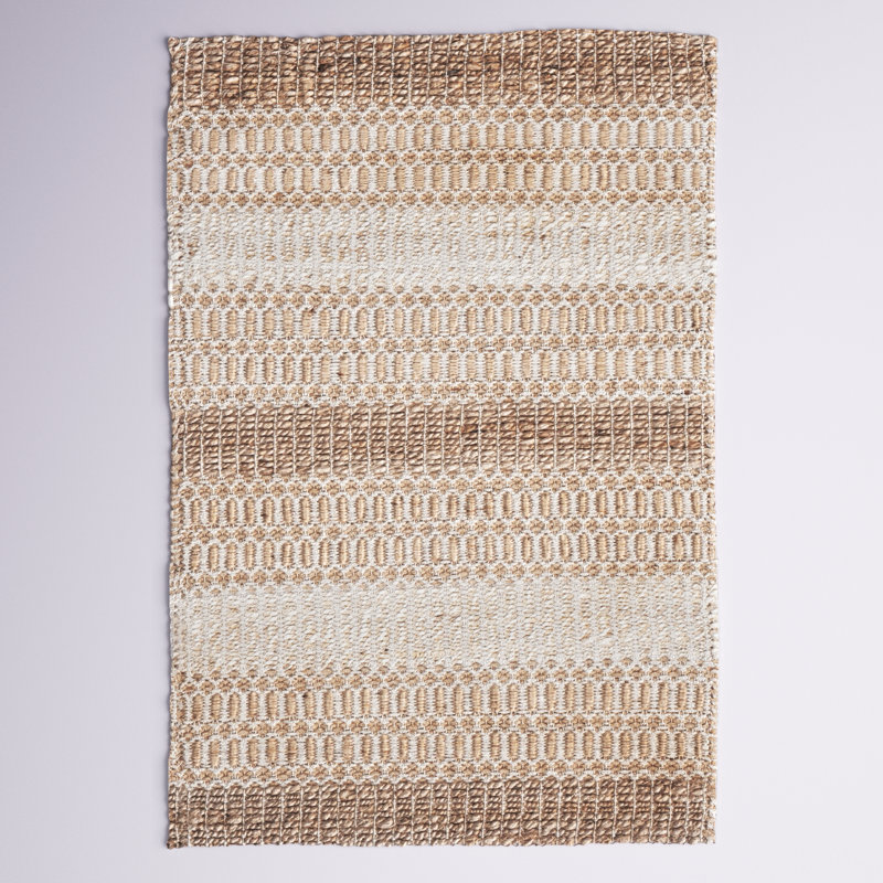 Tapis ivoire / naturel Sorrell, Rectangle de 5 pi x 8 pi