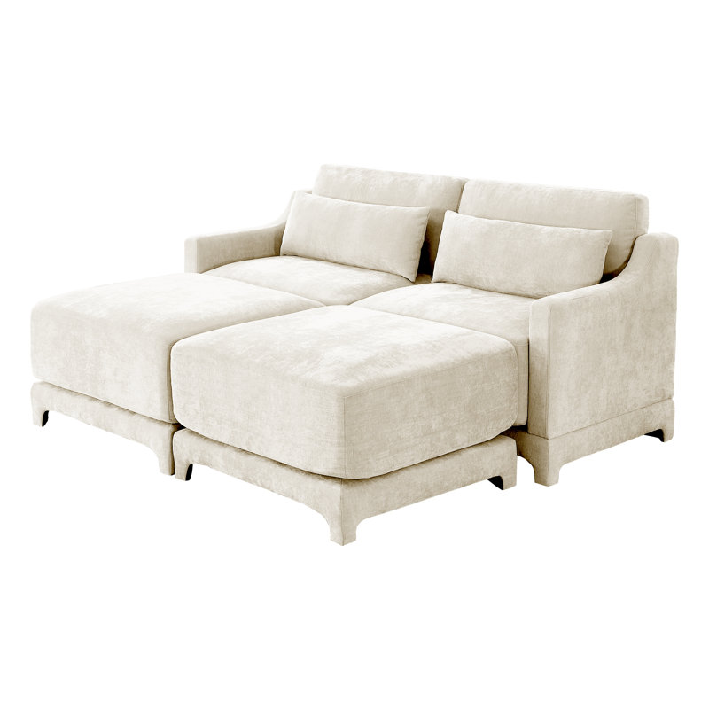 Canapé 2 places , Beige, Oui