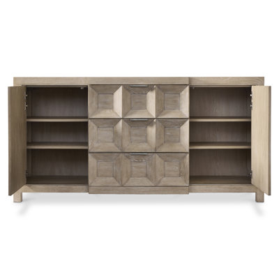 Prado 72" Wide 3 - Drawer Sideboard