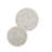 Cen Nesting End Tables-Veined White Marble