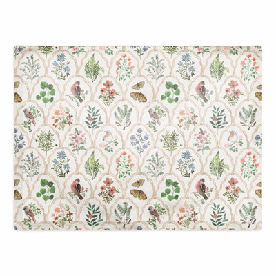 Polyester Floral Rectangle Placemat