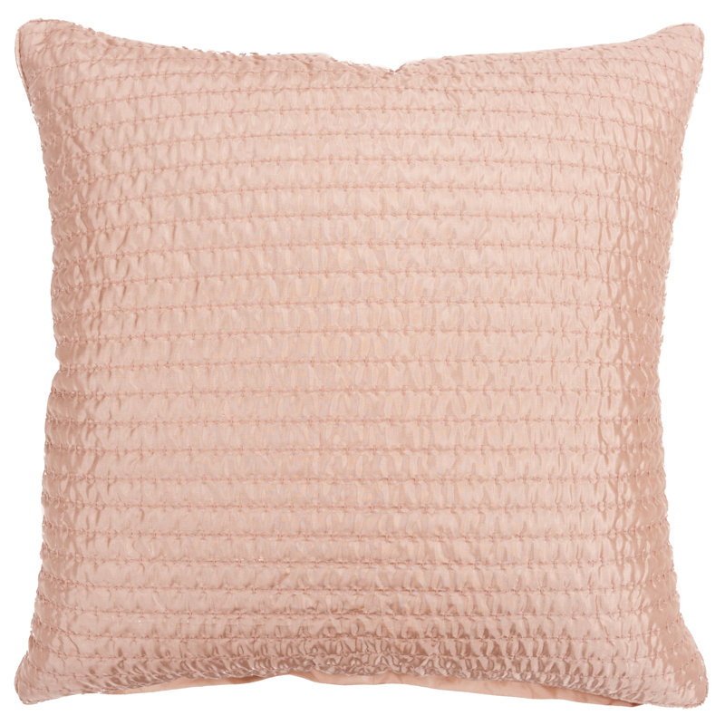 Square Pillow Cover and Insert, Pink