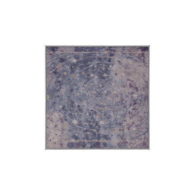 Machine Washable Purple Area Rug