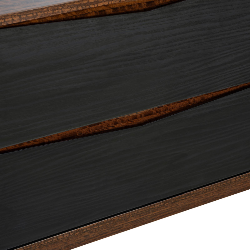 Kayner 2-Drawer Nightstand - Charcoal