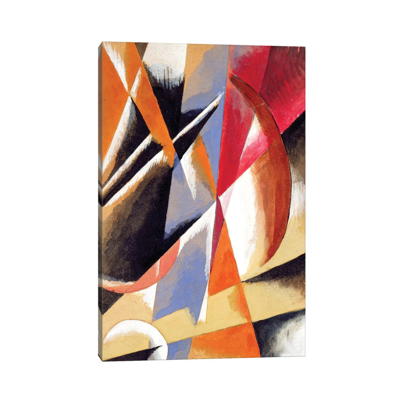 Composition, C.1920 by Lyubov Popova - Wrapped Canvas Painting, 30.48cm H x 20.32cm W  x 1.91cm D