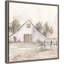 Reproduction d’art sur toile, "White Barn II" par Chris Paschke