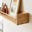 Mozingo Teak Solid Wood Accent Shelf