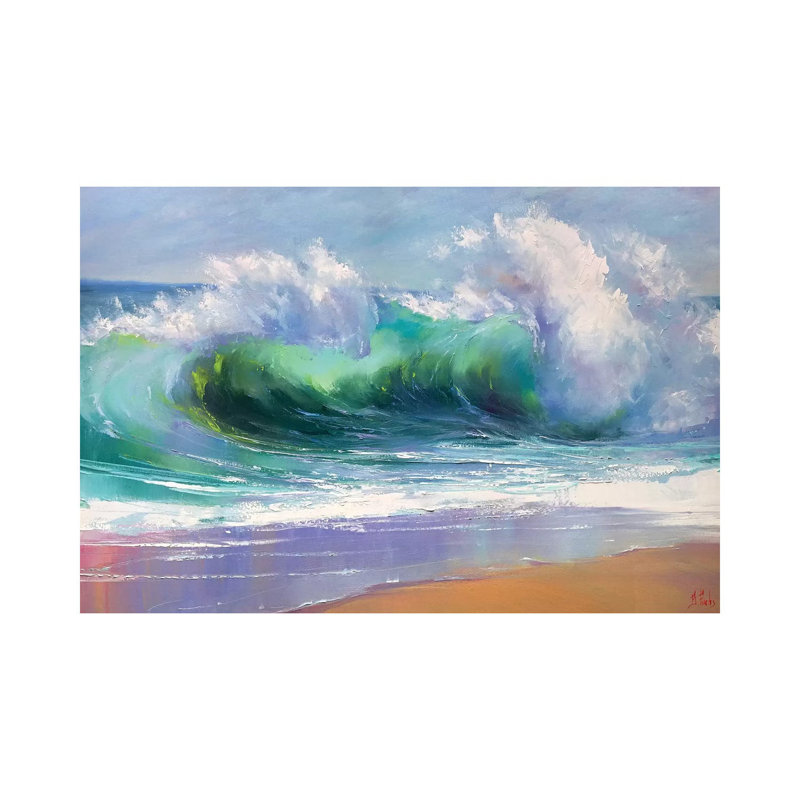 Vague du matin, H 12 po x l 18 po x 1,5 po