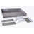 Mont Alpi MASHP Stainless Steel Universal Outdoor Barbecue Flat Top Griddle Converter Kit - Frying Pan with Grease Collection Zone, Teppanyaki Style Solid and Slotted Spatulas, Scraper BBQ Tool Set