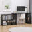 SmartRotate 360° L-Shaped Corner Desk | Spacious Black Workstation-722962307