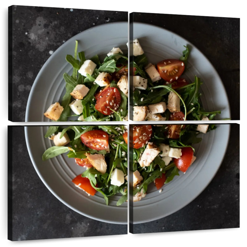 Salade de poulet à la feta Yarlin, H 32 po x l 32 po