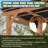 cedar Wood Grill Gazebo with Bar Counter, Patio Hardtop Grill Pergola for BBQ, Cedar Barbeque Shelter with Metal Roof-123140467-114851641