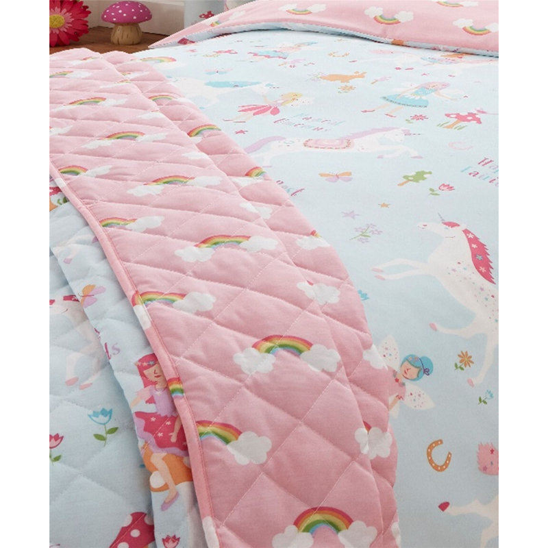 Darabont No Pattern Bedspread with Pillowcases