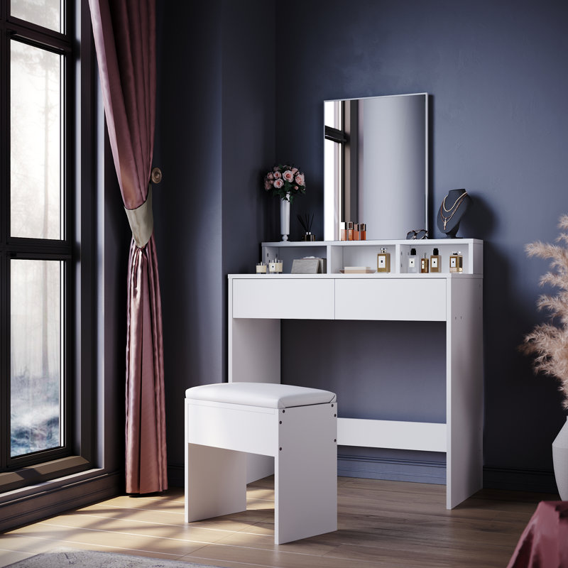 Saumil Dressing Table with Mirror