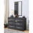Industrial-Style Metal Dresser With Multiple Storage Drawers For Versatile Use