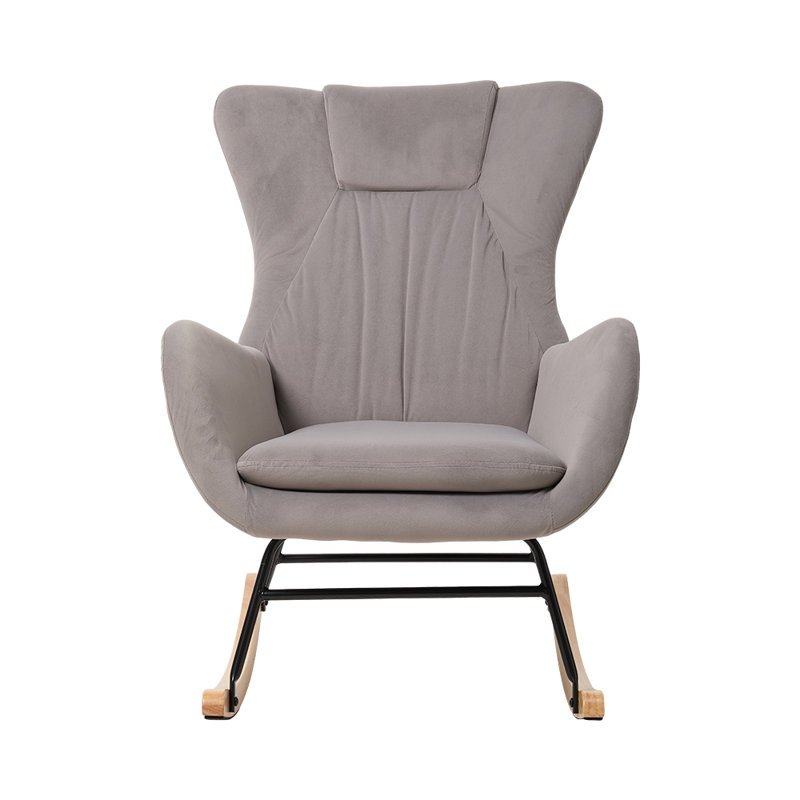 Iron Rocking Chair, Grey