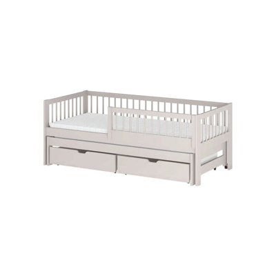Wooden Bed Softi With Trundle 90x190cm - Practical Storage and Adaptable Sleep Solution