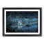 Chain Bridge in Budapest in Abstract - Picture Frame Painting Print-55680882-55680878