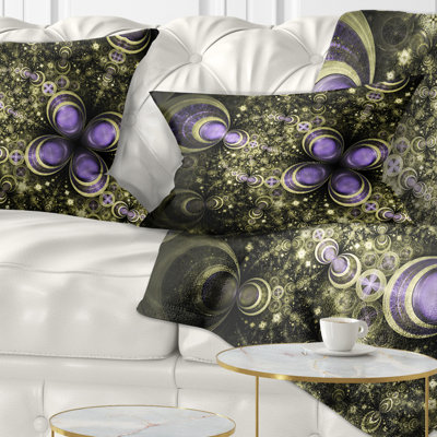 Coussin lombaire en fleur d’art digitale