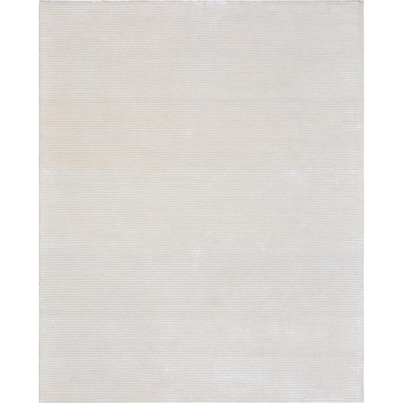 Tapis rayé touffeté à la main Edgy, Rectangle 5 pi x 8 pi