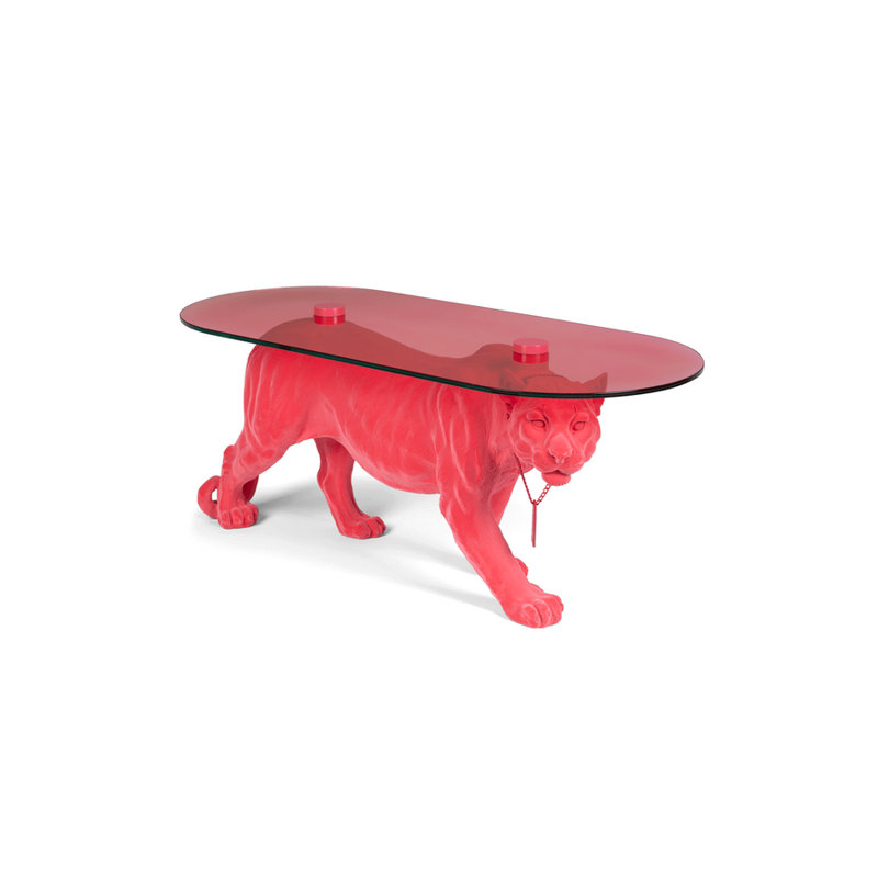 Figurine Coffee Table, Pink