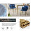 Chaise d'appoint rembourrée en velours Evanni-316044269-333893688