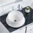 Vessel Bathroom Sink Basin In White Ceramic