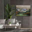 Campagne hameau - peinture sur toile tendue-643661623