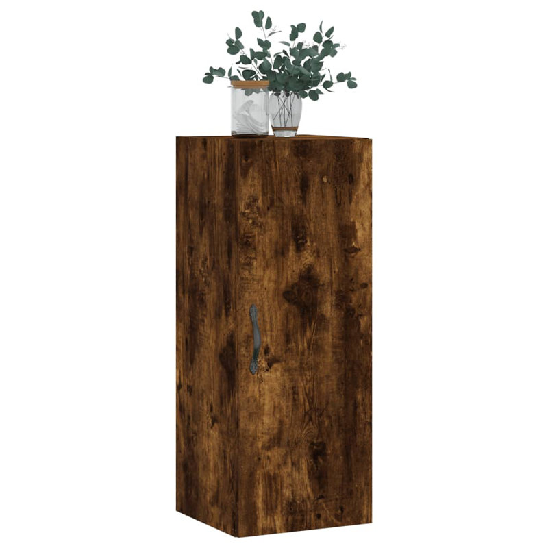 Nahshunn 1 -Door Accent Cabinet, Smoked Oak