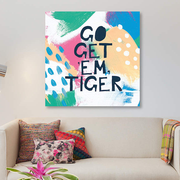 « brillante inspiration ii », impression sur toile, H 12 po x l 12 po x P 0,75 po, Toile tendue, Pas de tapis