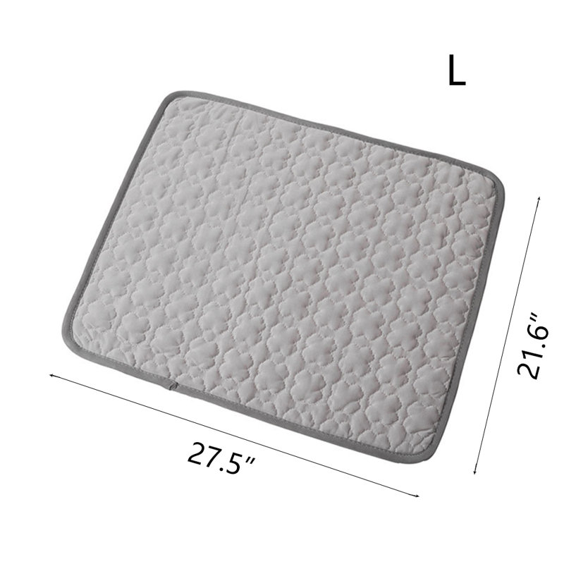 Couverture pour chien, mat, gris, Grand (H 0,8 po x l 27,5 po x P 21,6 po)