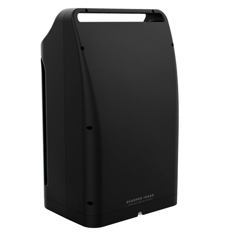 Black Portable HEPA Air Purifier with Odor Absorbing Filter