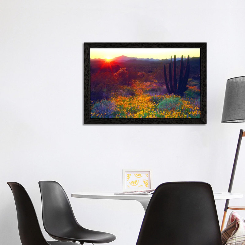 1 Piece Wall Art on Canvas, 152.5 cm H x 101.5 cm W, Black Framed, Black Framed