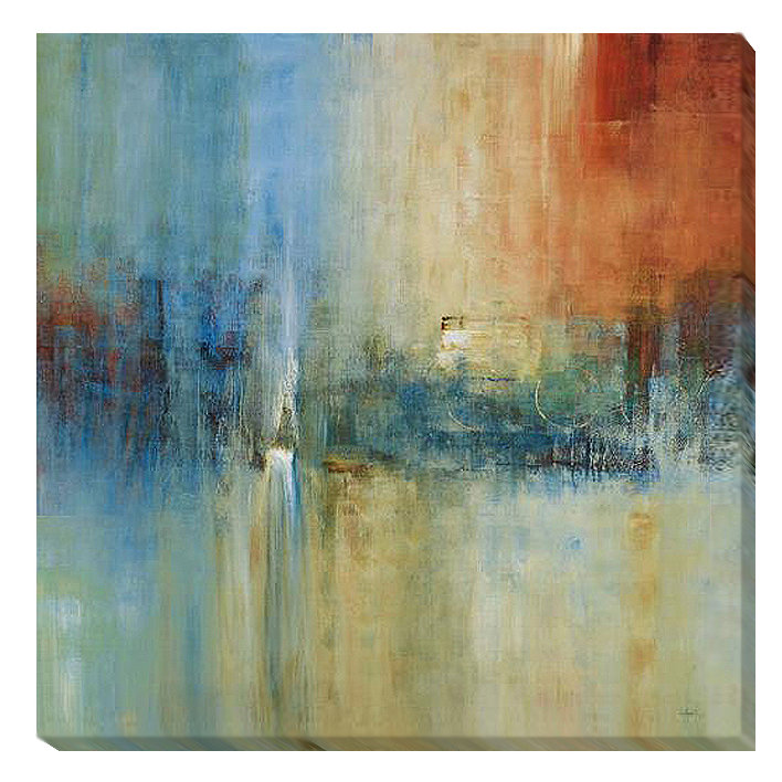 « blue cascade » par simon addyman, reproduction d’art sur toile tendue