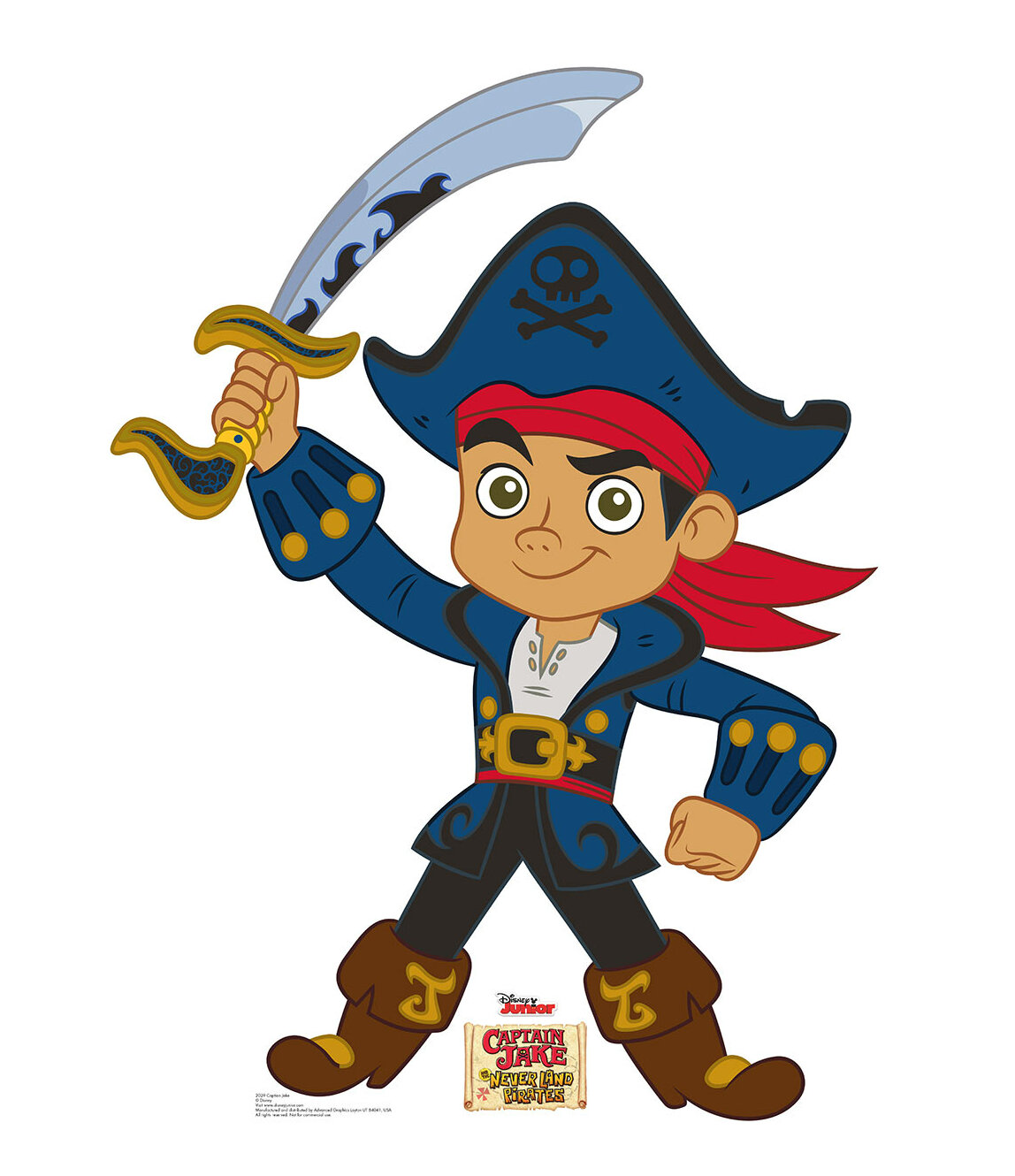 Jake and the Never Land Pirates Sword Long Sleeve Toddler T-Shirt